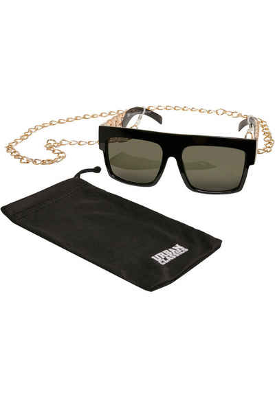 URBAN CLASSICS Sonnenbrille Urban Classics Unisex Sunglasses Zakynthos with Chain