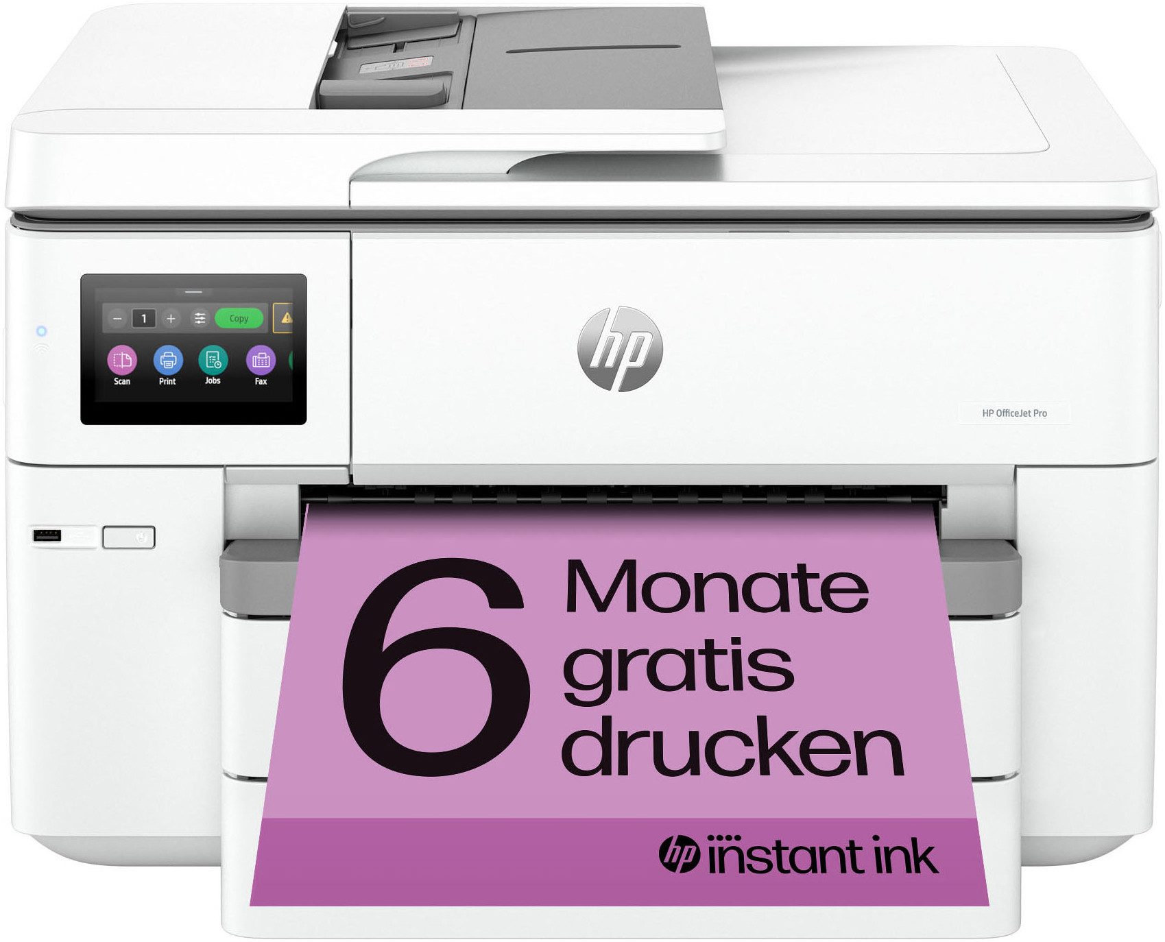 HP OfficeJet Pro 9730e A3 Großformatdrucker Многофункциональный принтер, (Bluetooth, LAN (Ethernet), WLAN (Wi-Fi), 3 Monate gratis Drucken mit HP Instant Ink inklusive)