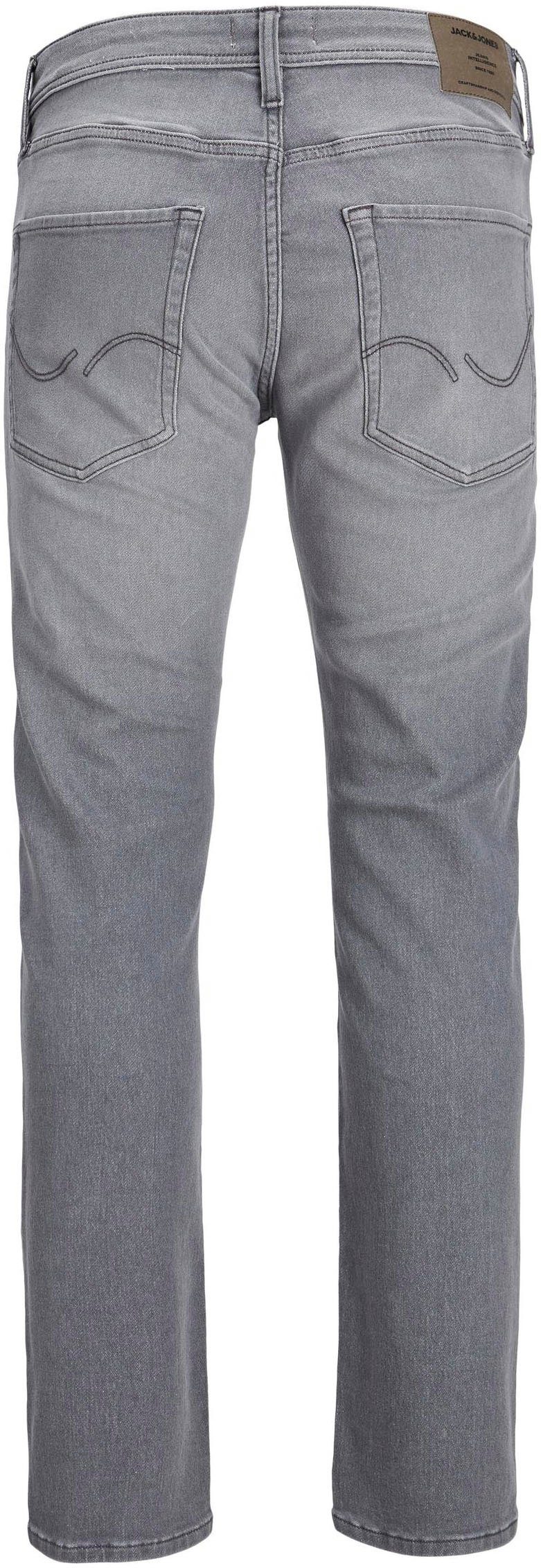 Grey JJIMIKE Tapered-fit-Jeans MF 506 Denim & JJORIGINAL Jones I.K Jack