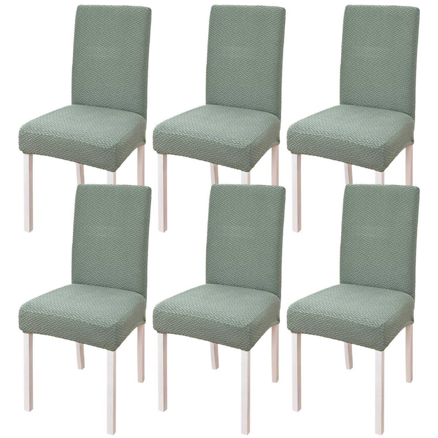 BYSURE Stuhlhusse, Esszimmer Stretch-Stuhlhussen Schonbezug, 2/4/6er