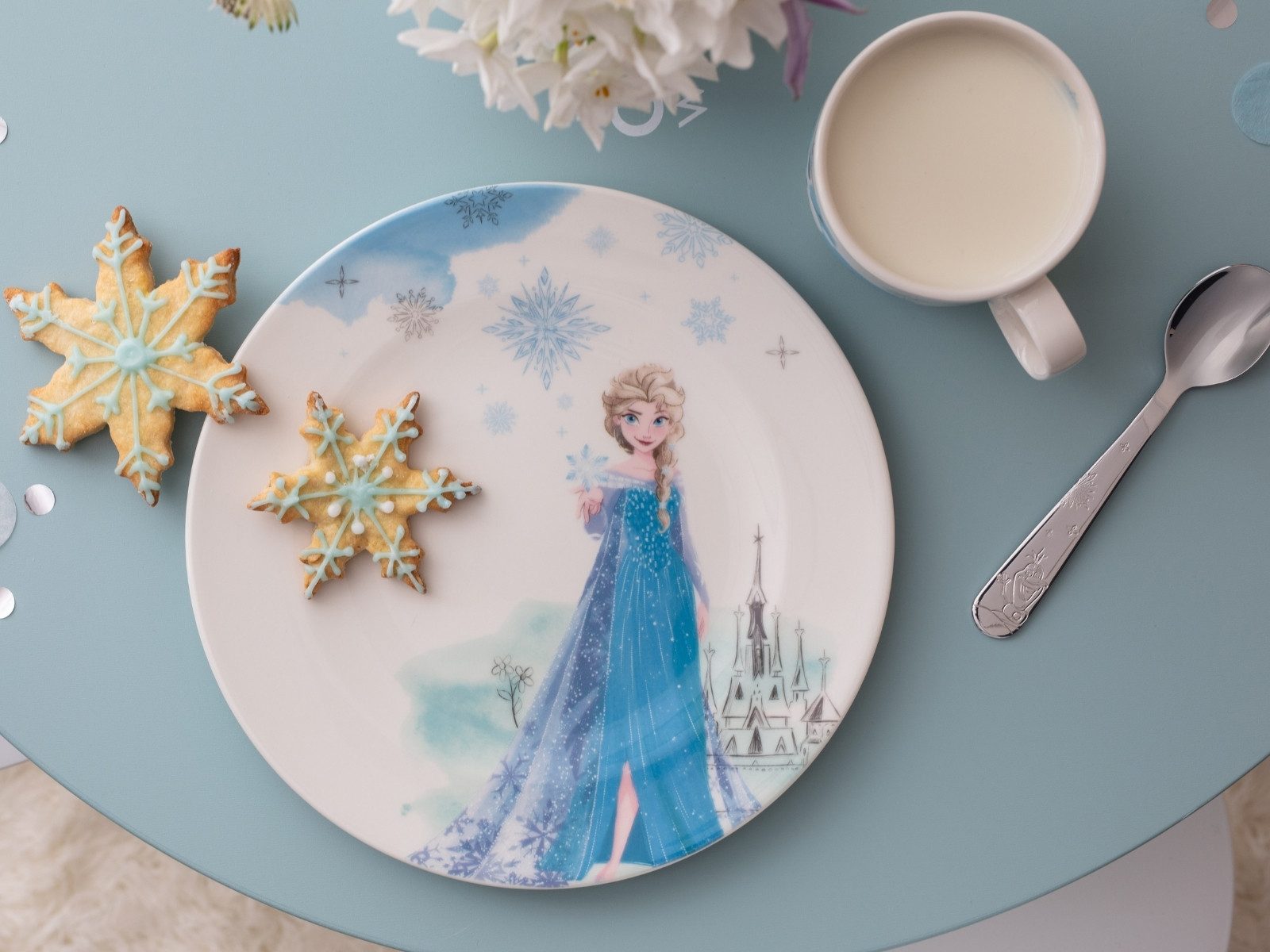 Villeroy & Boch Speiseteller Disney Frozen Kinderteller weiß 21,5cm
