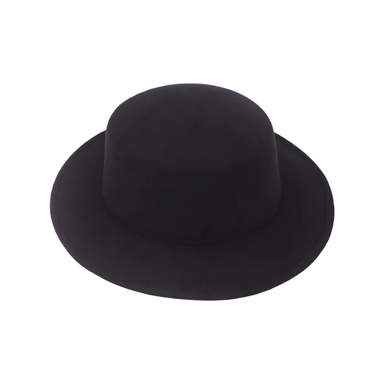 LuxusKollektion Fedora Fedora-Hut Unisex Wollmischung breiter Rand schwarz