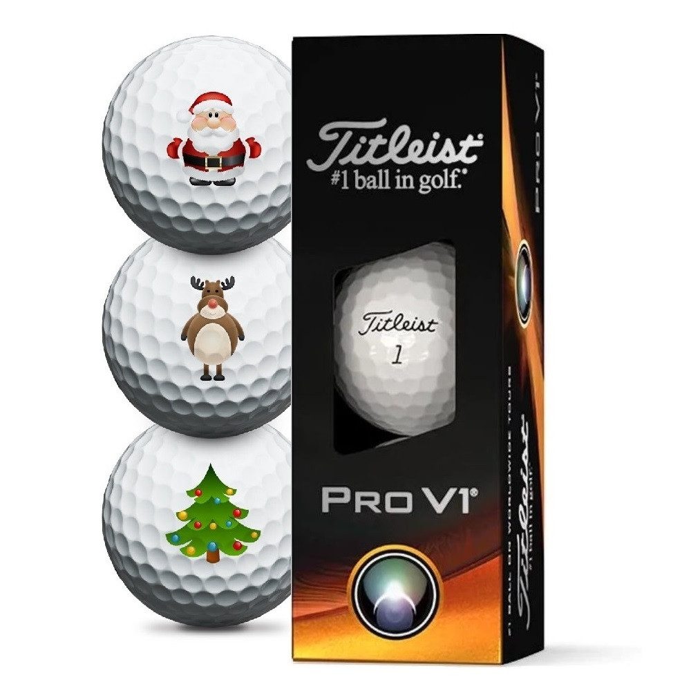 Titleist Golfball Pro V1 Weihnachtsgolfbälle (1-St)