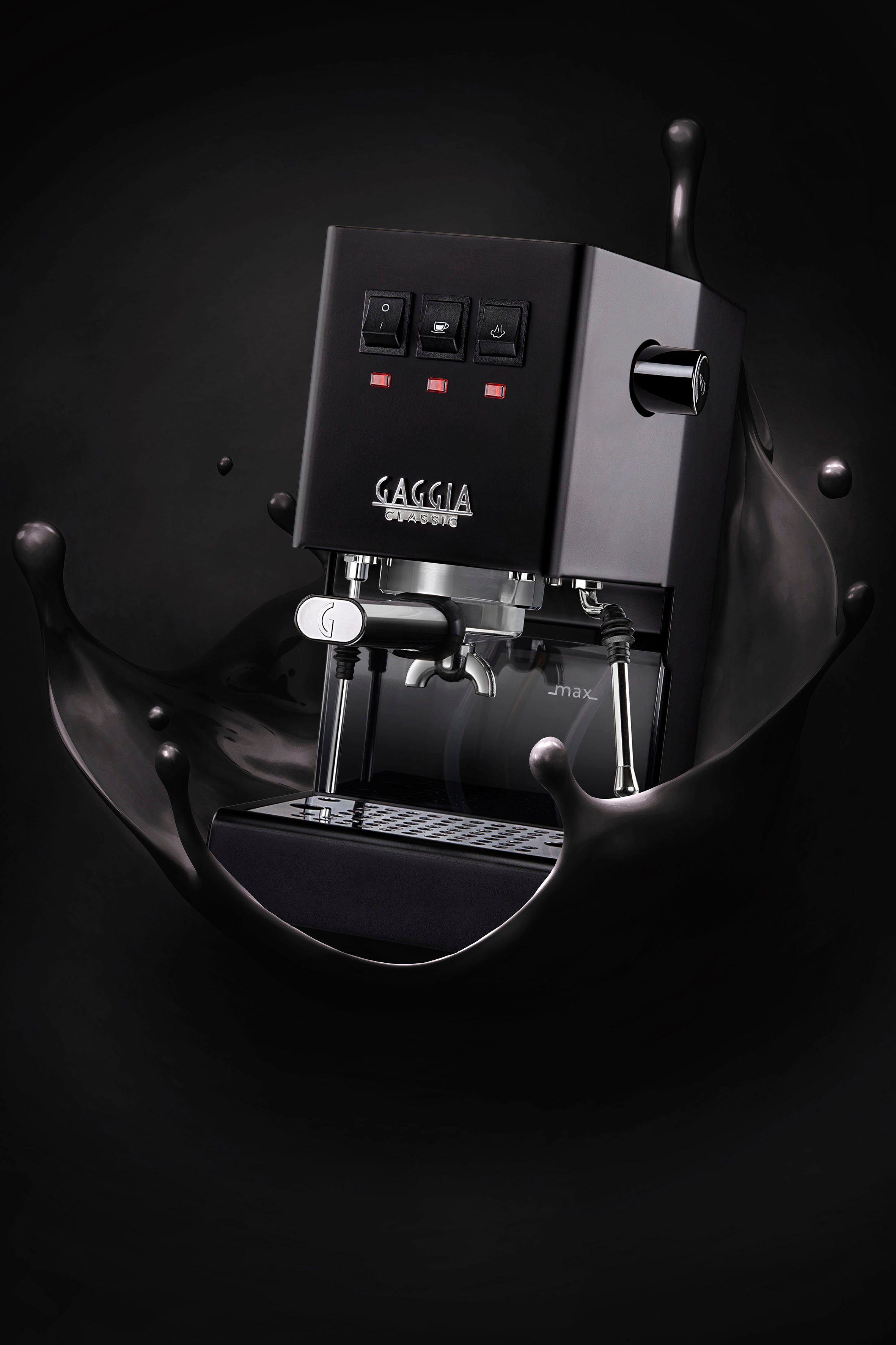 Gaggia Espressomaschine Classic Evo Thunder Black, Siebträger