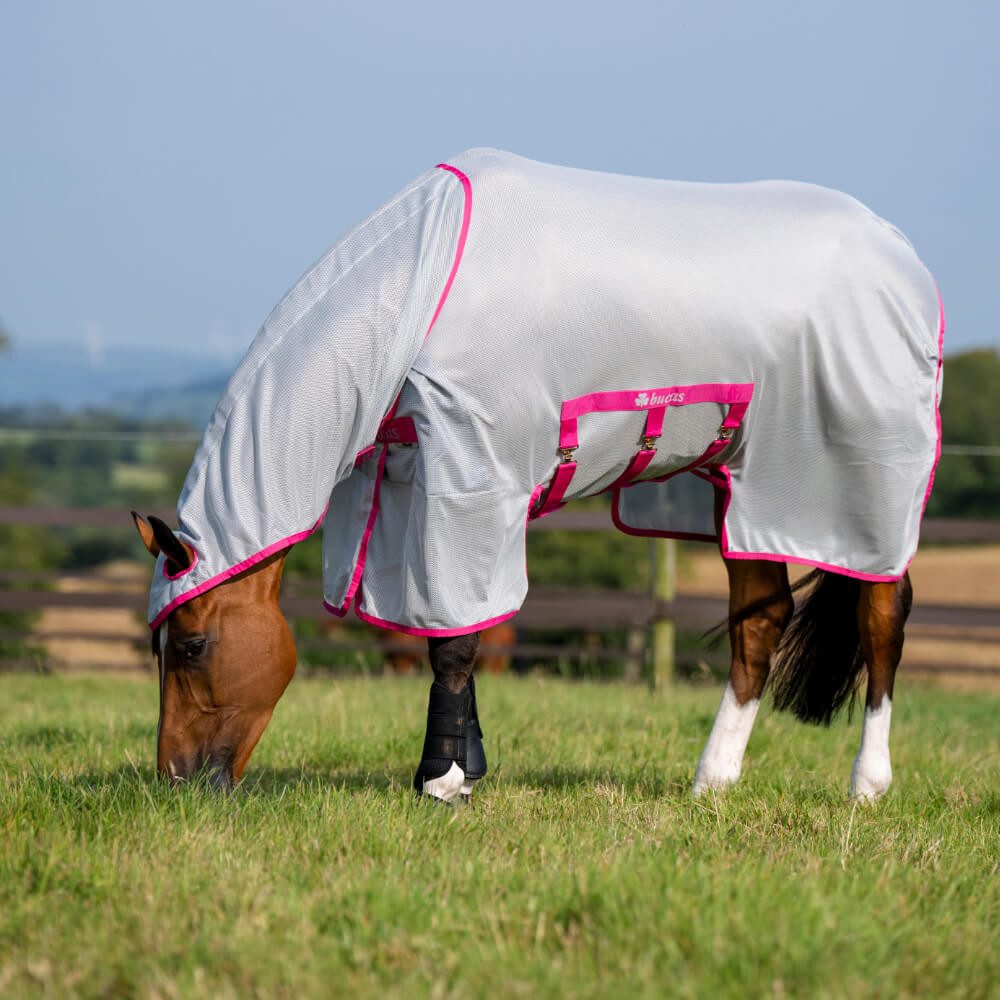 Pferde-Fliegendecke Bucas Buzz-Off X light Full Neck