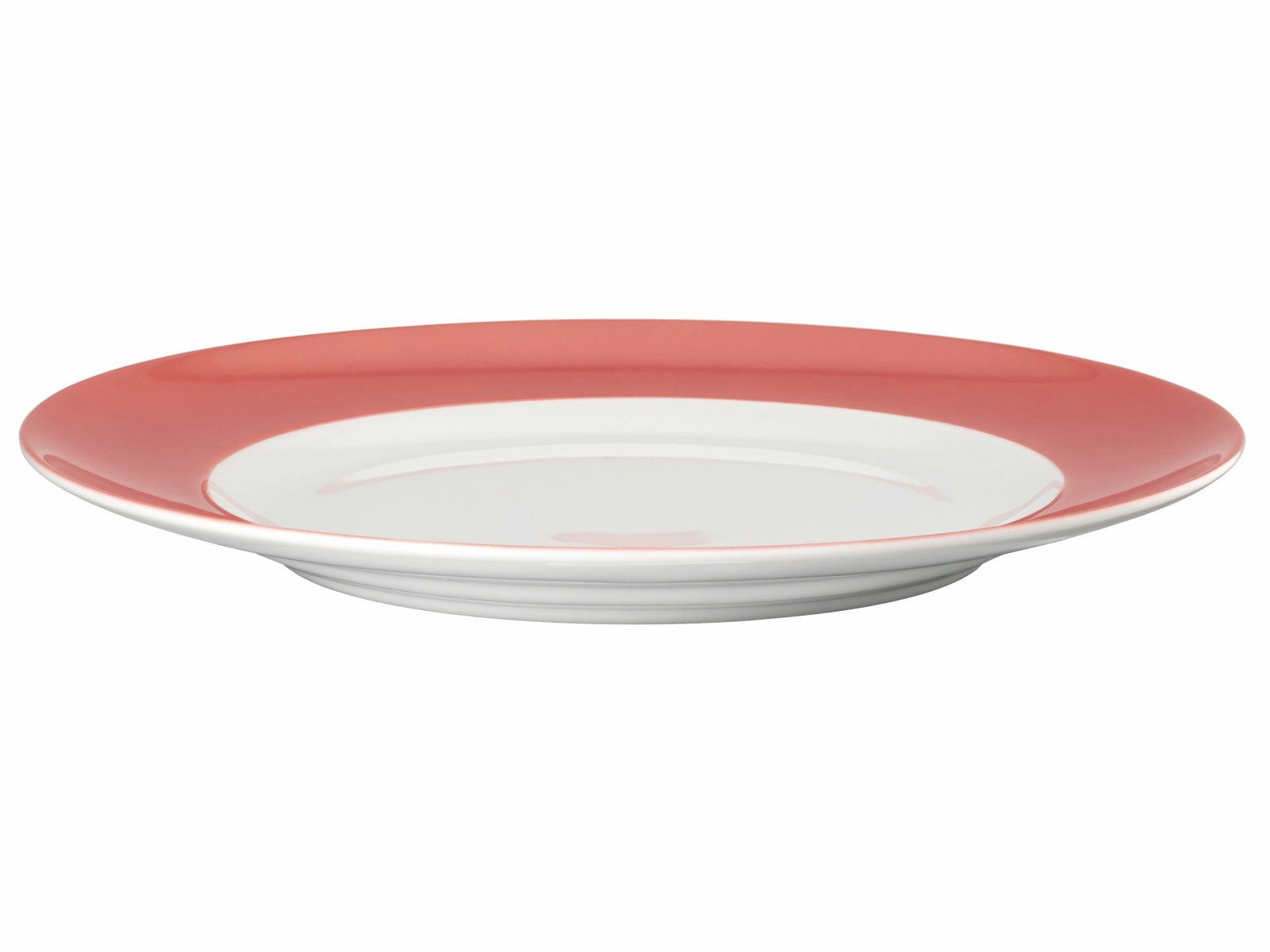 Thomas Porzellan Frühstücksteller Sunny Day Soft Red Frühstücksteller 22cm, Teller Flach