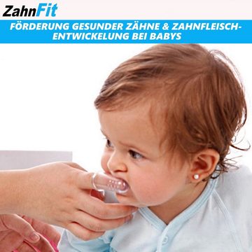 MAVURA Zahnbürste ZahnFit Baby Zahnbürste Fingerzahnbürste Zahnpflege, Kindermundpflege Zahnfleischmassage Bürste 4-24 Monate [3 Stück]