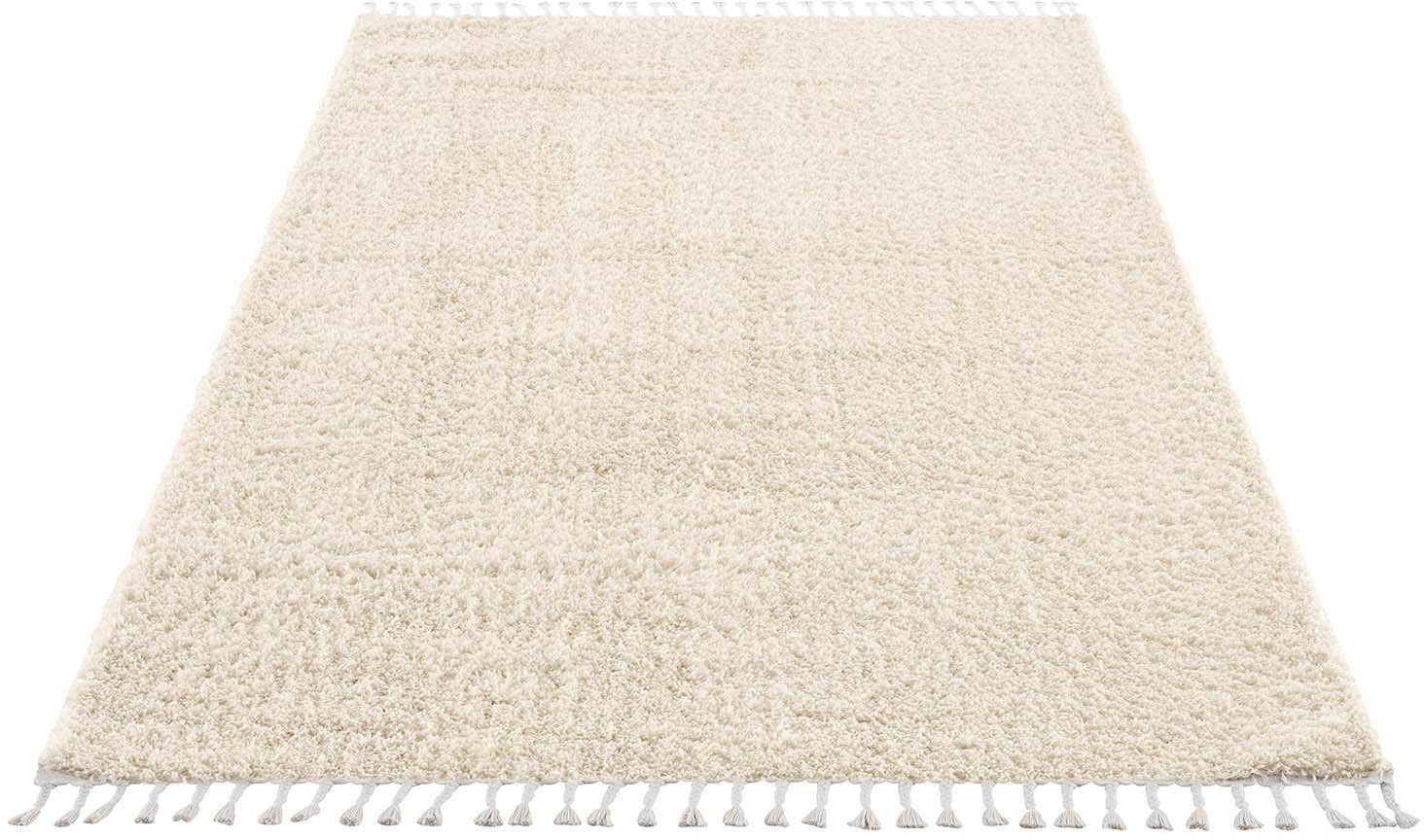 Carpet City Hochflor-Teppich Pulpy 100, rechteckig, günstig online kaufen