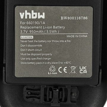 vhbw kompatibel mit Alcatel Omnitouch 8118, Omnitouch 8128 Akku Li-Ion 930 mAh (3,7 V)