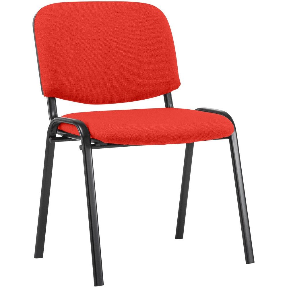 CLP Besucherstuhl Stapelstuhl Konferenzstuhl Polsterstuhl (Spar-Set, 1 St), stapelbar, gepolstert, belastbar bis 120 kg