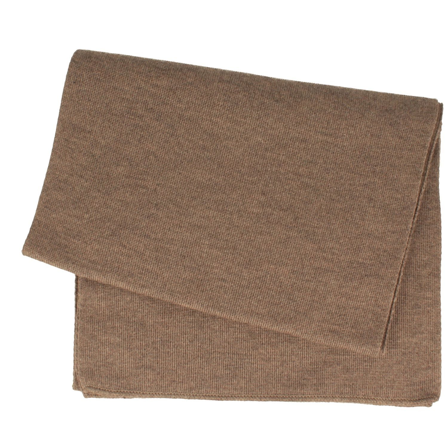 Breiter Wollschal, Strickschal aus 100% Merinowolle