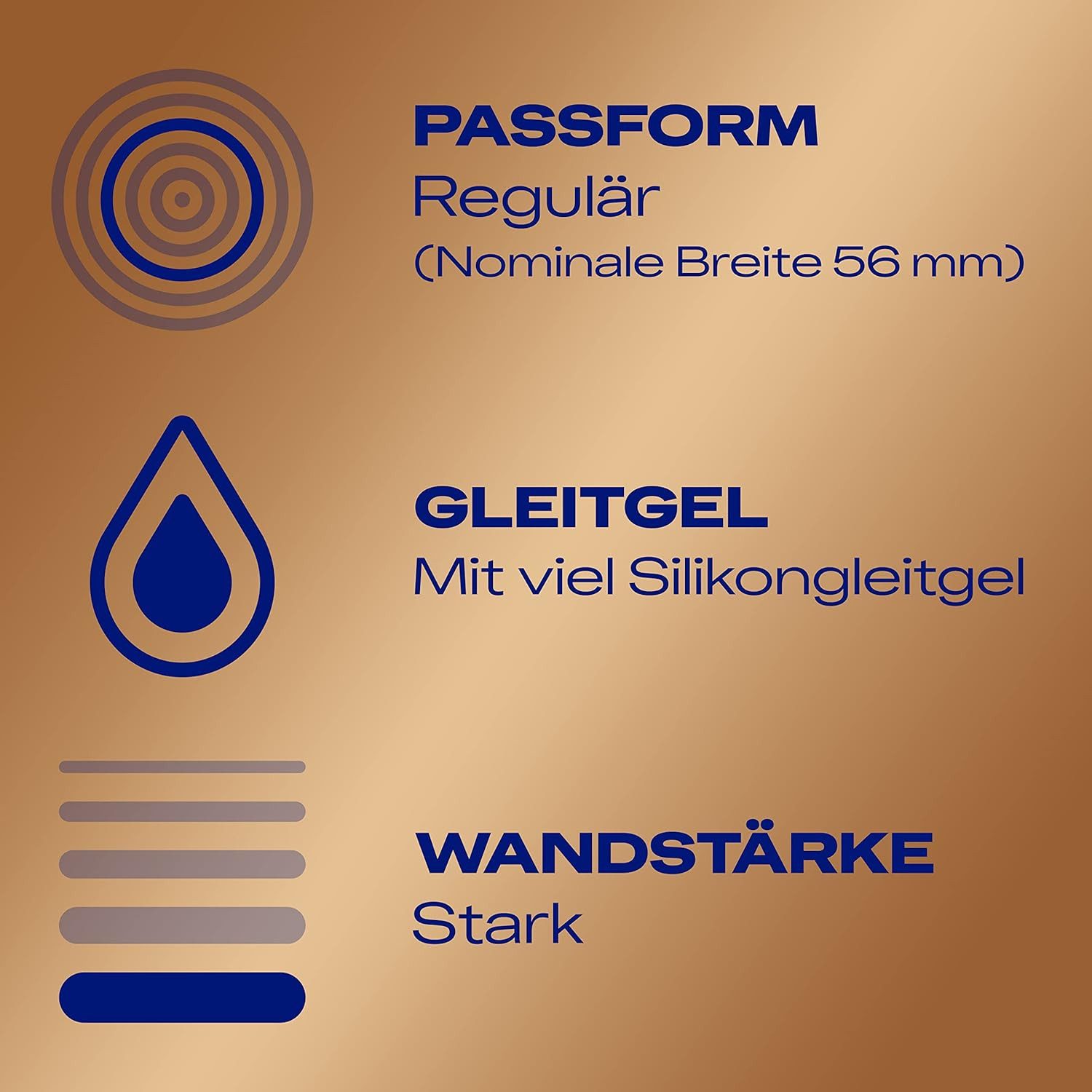 durex Kondome Natural Feeling – Latexfreie Kondome aus Real-Feel-Material & mit anatomischer Easy-On-Form, 30 St.