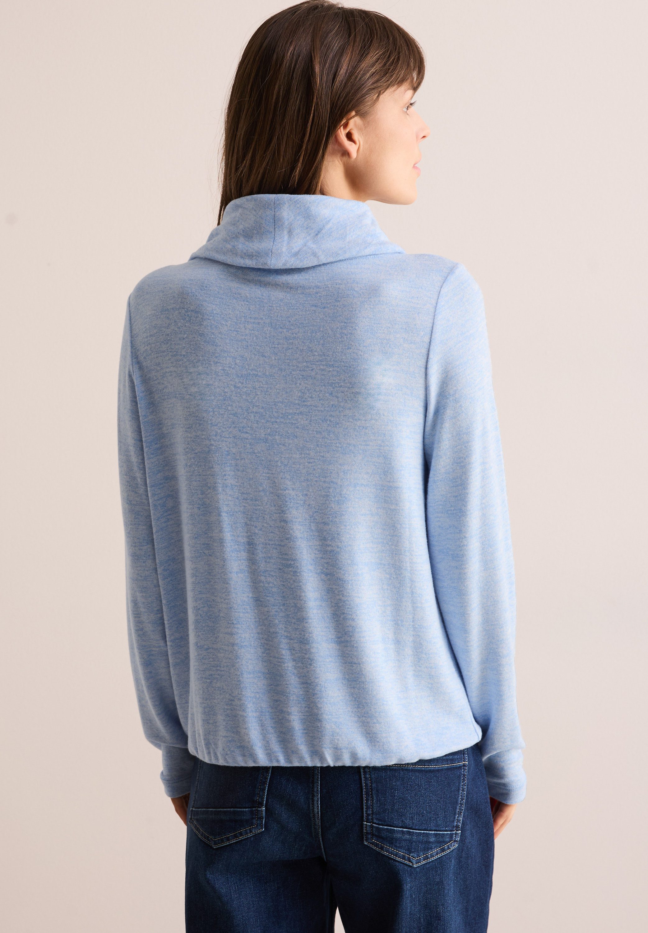 CECIL Langarmshirt mit Elastiksaum günstig online kaufen