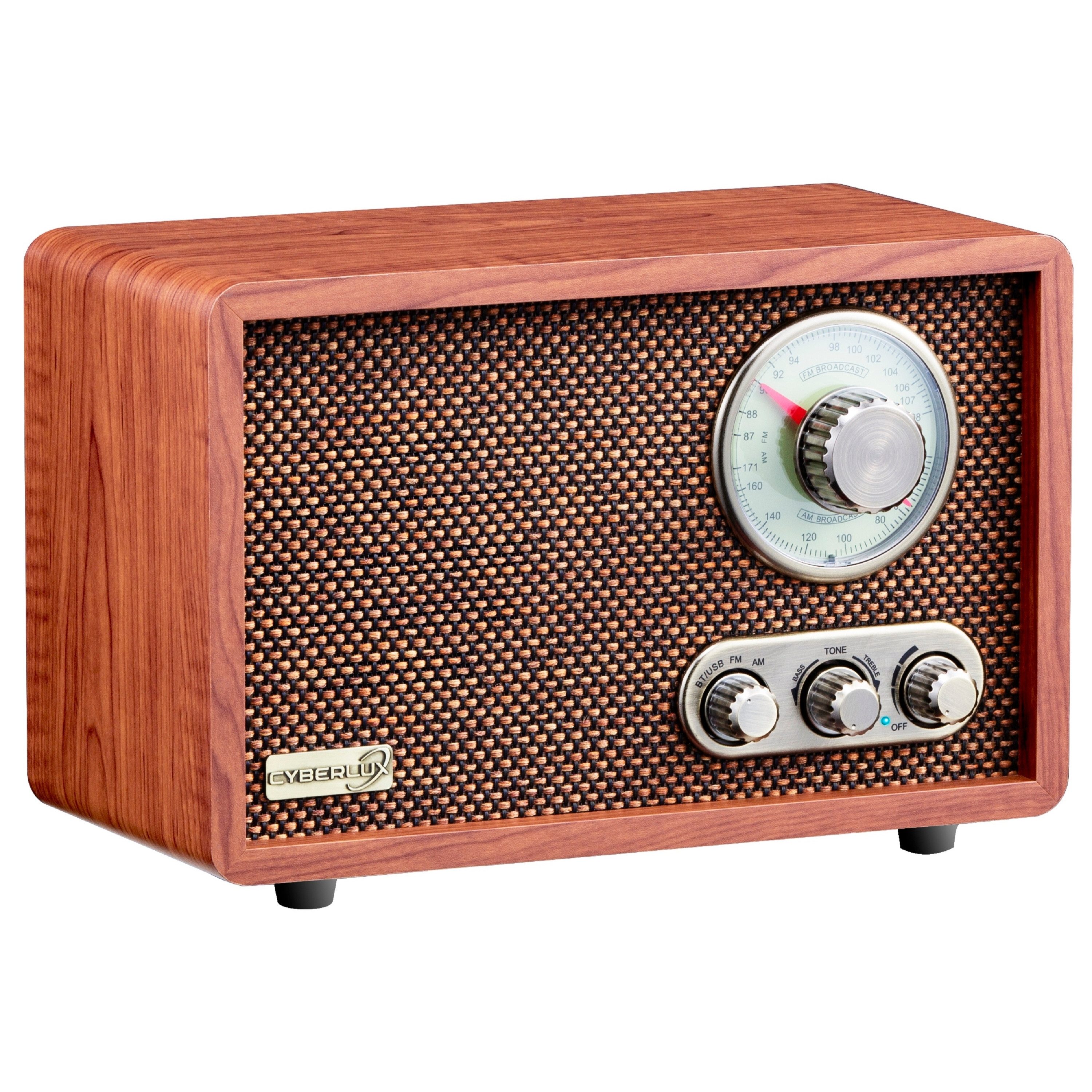 Cyberlux CL-3080 Küchen-Radio (FM-Tuner, 10 W, Retro-Radio, Bluetooth ...