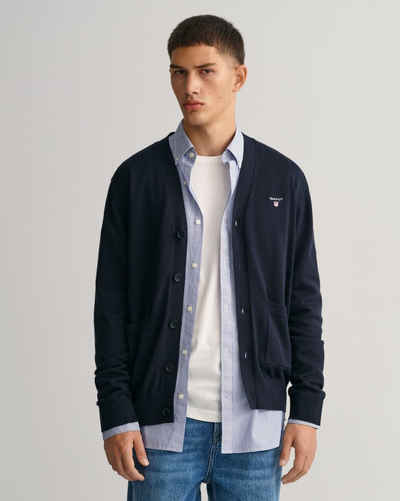 Gant Strickjacke D1. CLASSIC COTTON V-CARDIGAN