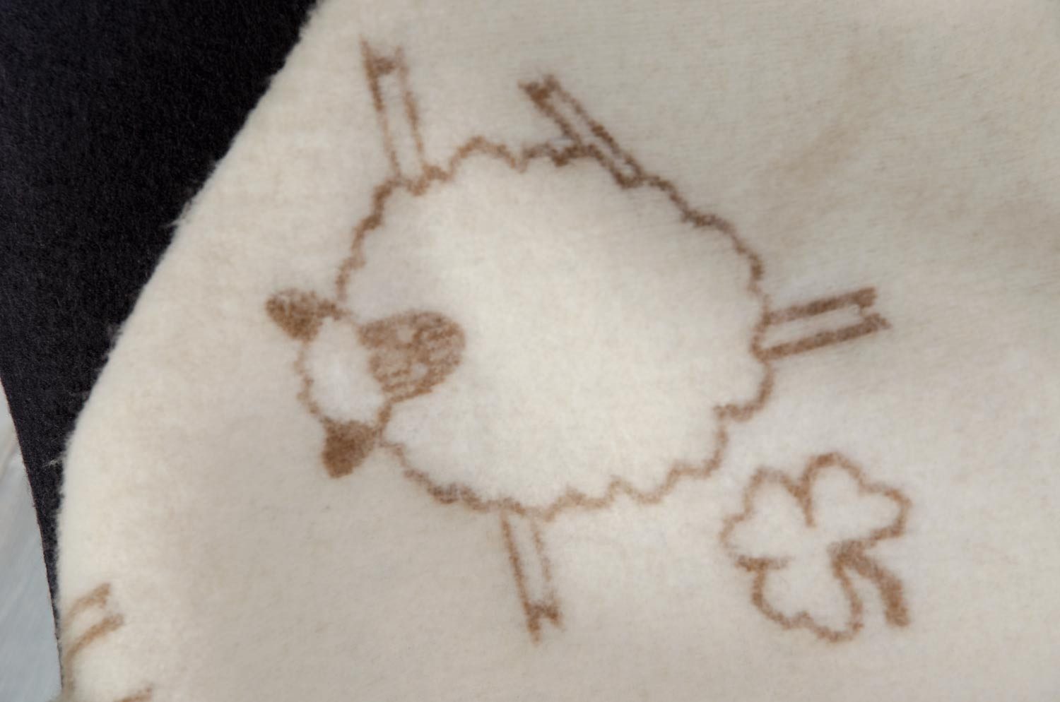 Wohnen und Accessoires GmbH & Co. KG Kinderbettdecke Wolldecke Lamm für Kinder (Kinderbettdecke) 95x135cm aus 100% Merino