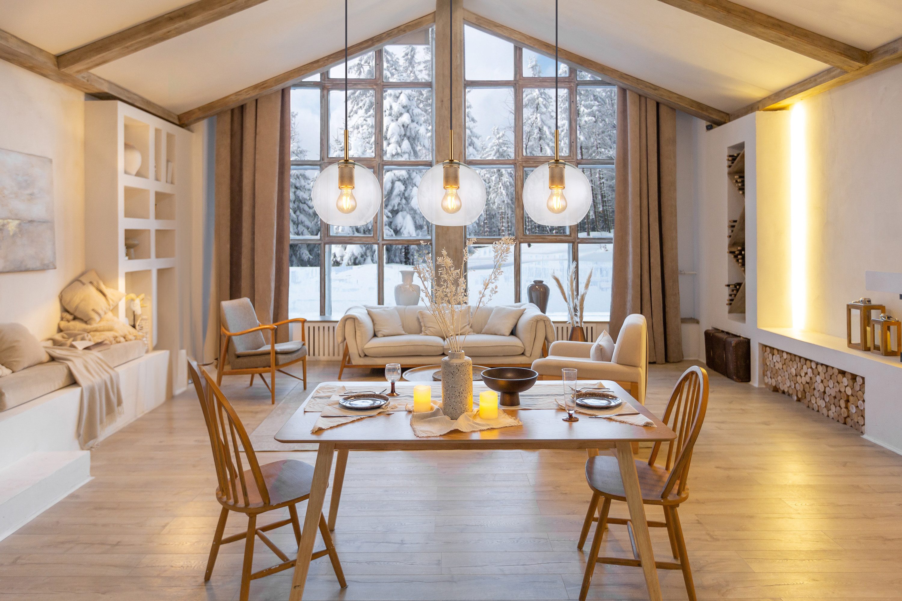 GLOBO LIGHTING Hängeleuchte ADARA, ohne Leuchtmittel, Hängelampe/messingfar günstig online kaufen