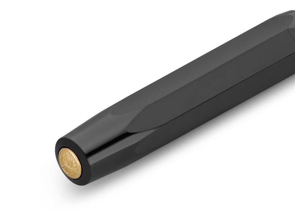 Kaweco Füllhalter CLASSIC SPORT Set Schwarz, Federbreite M, inkl. Clip und 6 Tintenpatronen