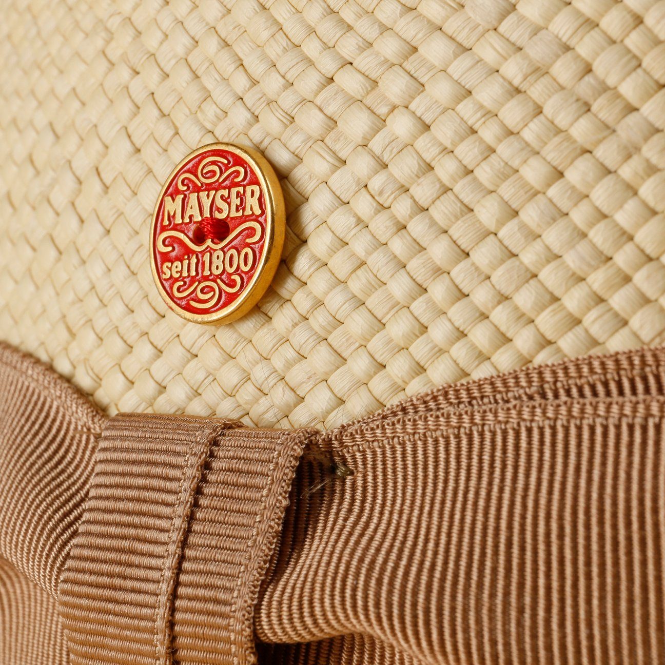 Mayser Sonnenhut (1-St) Sommerhut mit Ripsband, Made in the EU