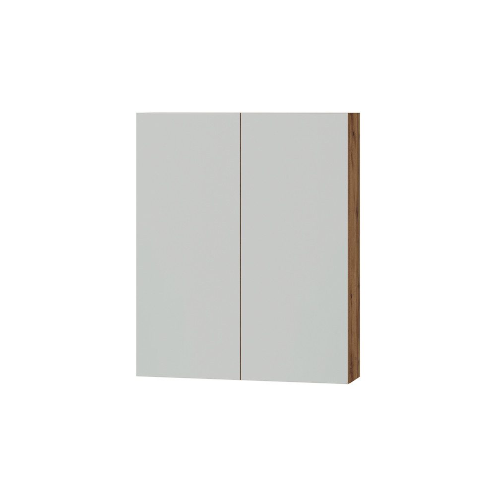 Vicco Badezimmerspiegelschrank Lotta, Eiche, 59.7 x 73.2 cm mit 2 Türen (1-St)