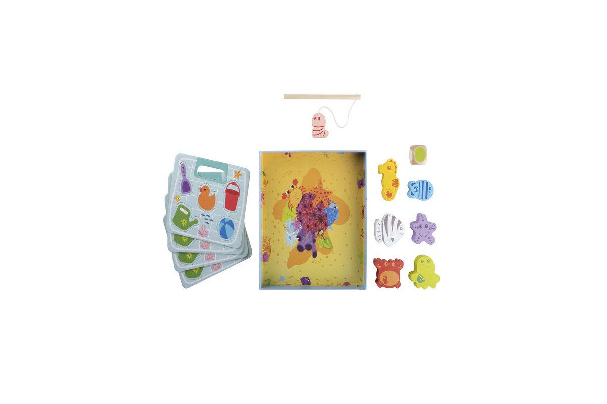 Playtive Spiel Playtive Holzspielzeug Angelspiel Gedächntnisspiel