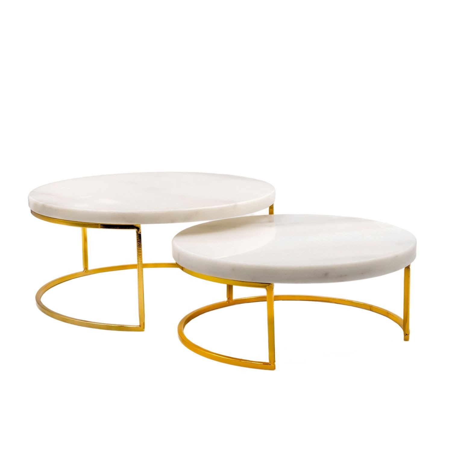 Intirilife Kuchenplatte, Marmor, (Set, 2-tlg), Kuchenplatte Tortenständer Kuchen Torten Servier Teller (2-tlg. Set)