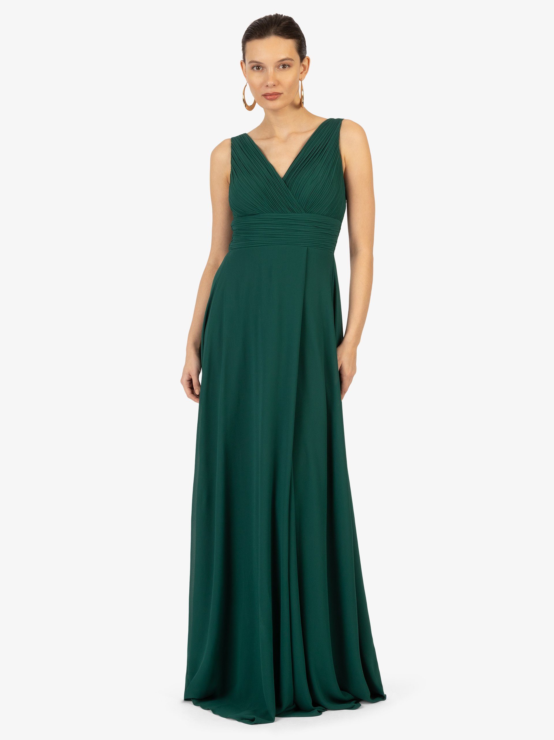 Kraimod Abendkleid mit V-ausschnitt vorne und günstig online kaufen