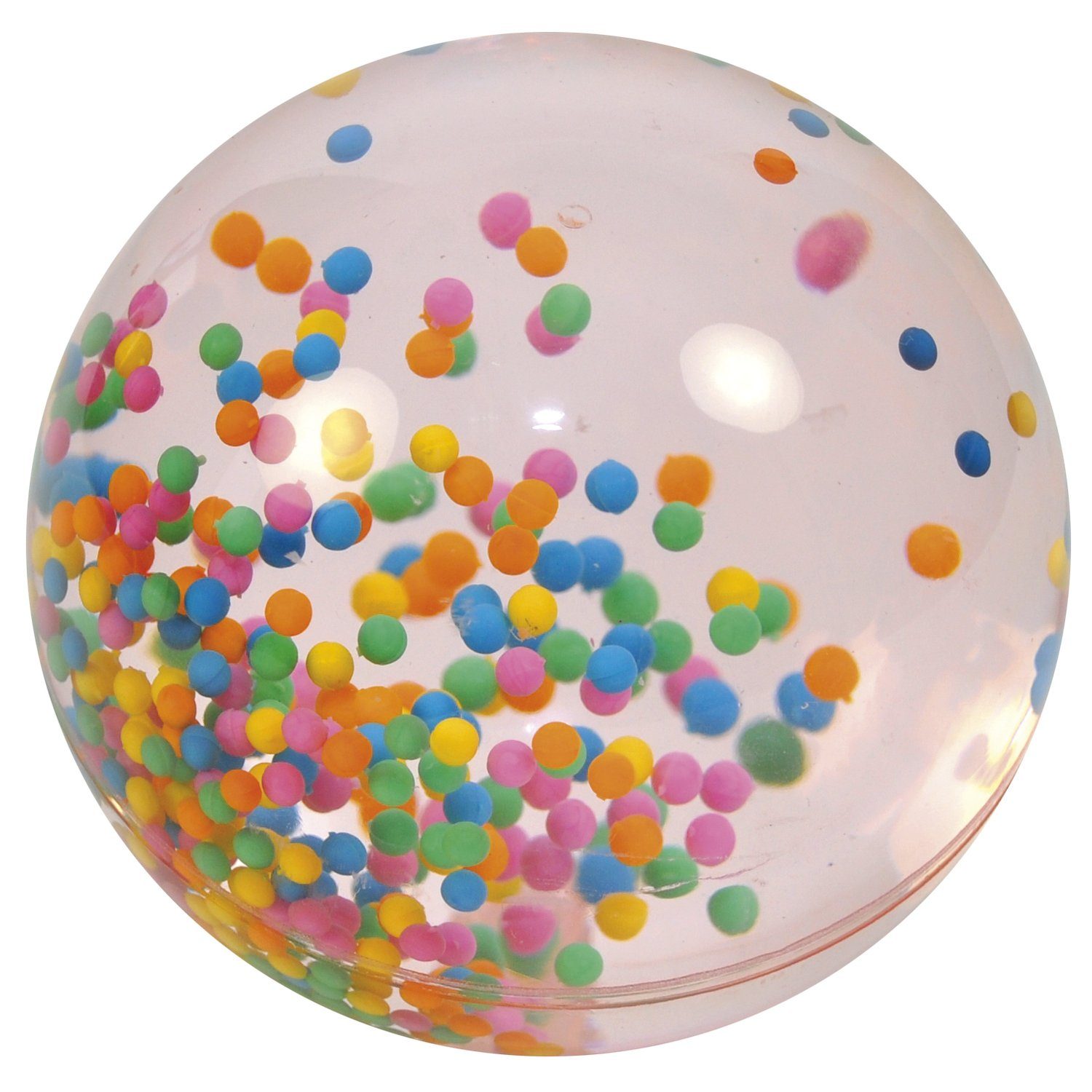 EDUPLAY Lernspielzeug Riesenflummi mit Wasser und Kügelchen gefüllt, Ø 10 cm