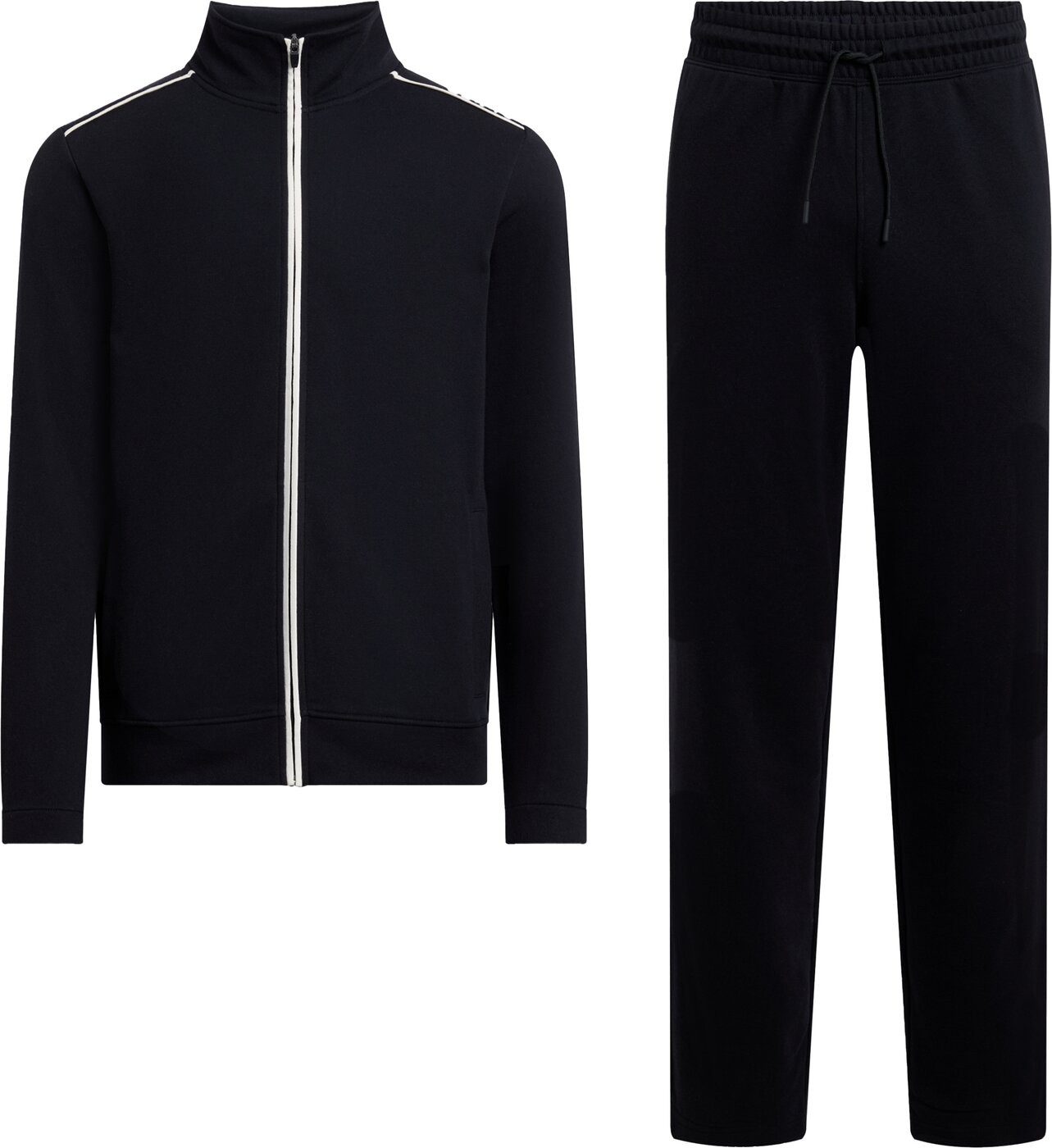 Funktionsjacke He.-Trainings-Anzug Ethaan M und Evaan M BLACK/YELLOW LIGHT