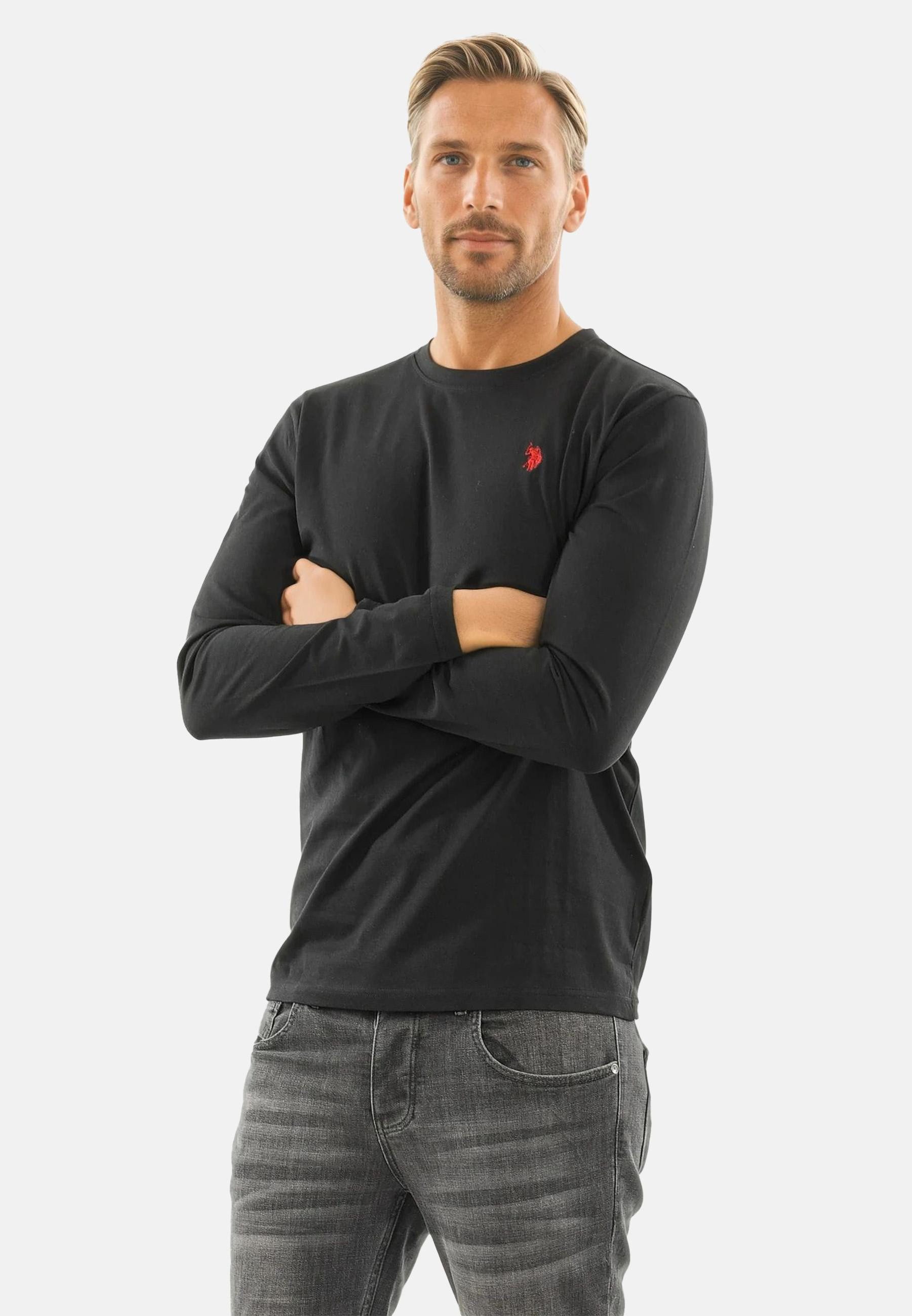 U.S. Polo Assn. Longsleeve Longsleeve USAaron – Herren Langarmshirt mit Log günstig online kaufen