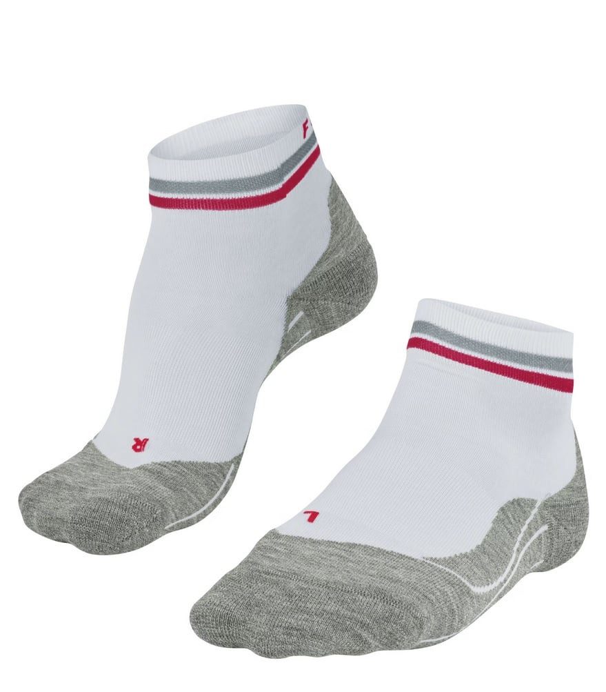 Laufsocken RU4 Endurance Reflect Short (mittelstarke Polsterung) weiss Damen
