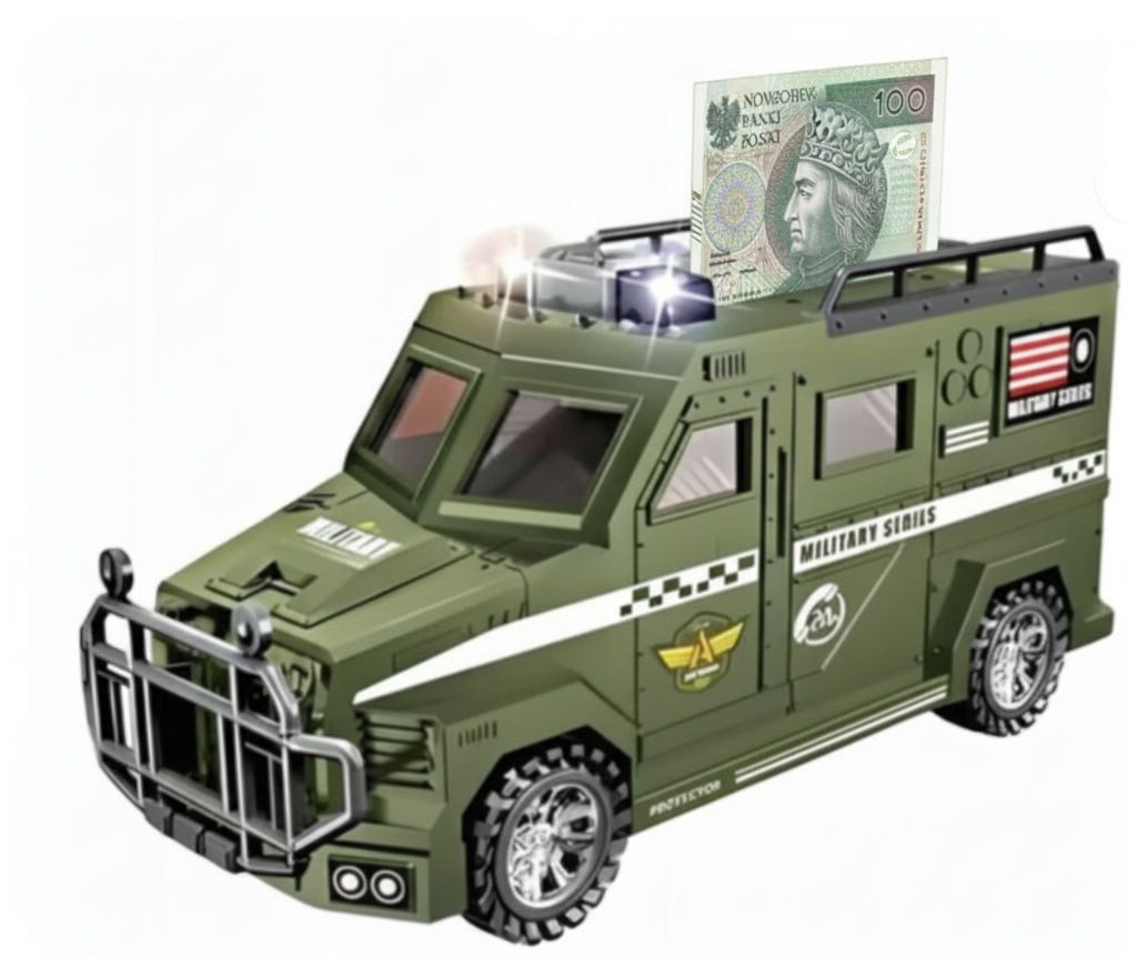 COIL Spardose Elektronisches Spardose, Sparschwein, Safe, Sparschwein, Banknoten und Münzen, Soundeffekte