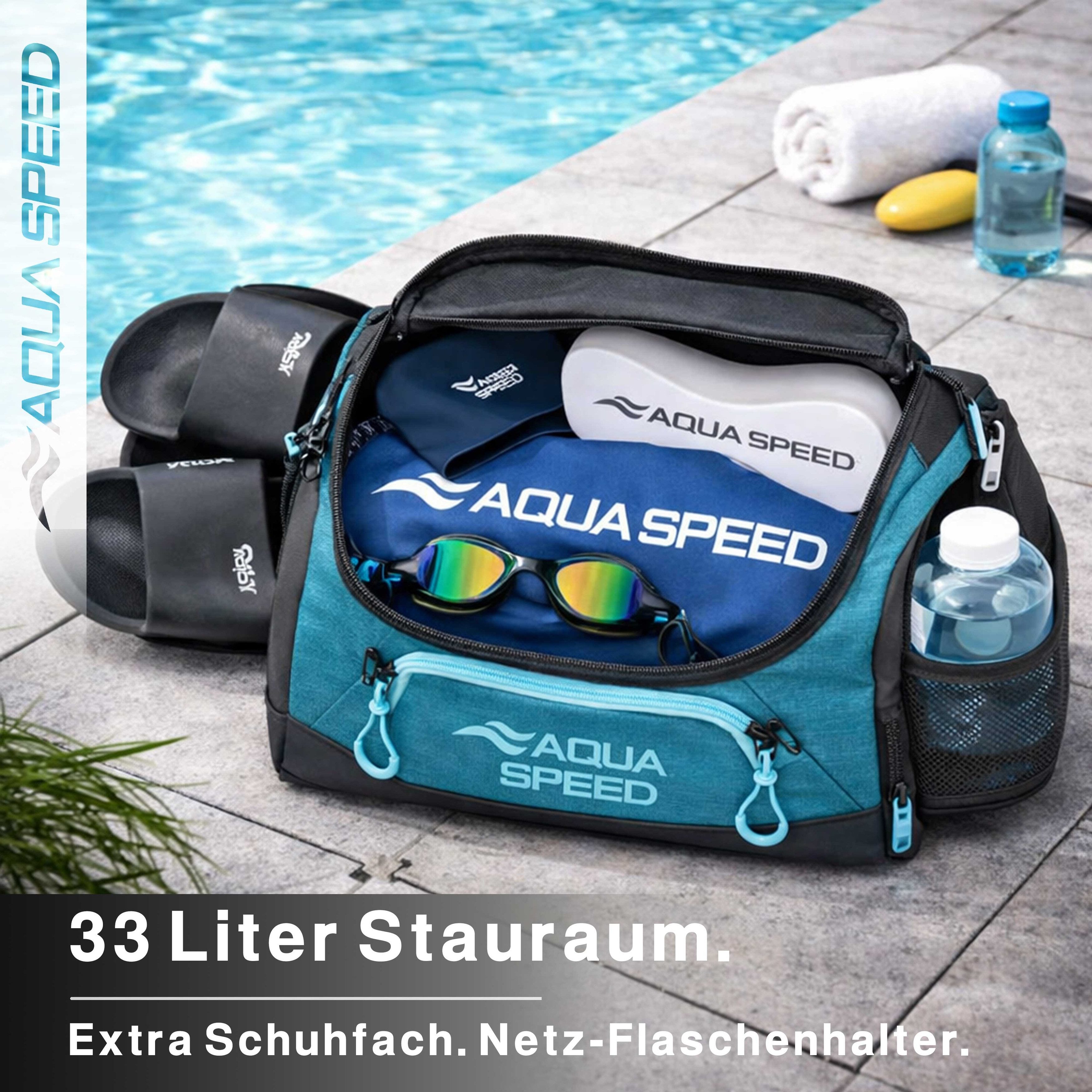 Aqua Speed Sporttasche Duffle Bag S 33L Training Fitness Schwimmen Pool kompakt 24 (Kompakte Trainingstasche mit Schultergurt und Hauptfach oben), Leichtes Design ideal für tägliches Training und kurze Wege
