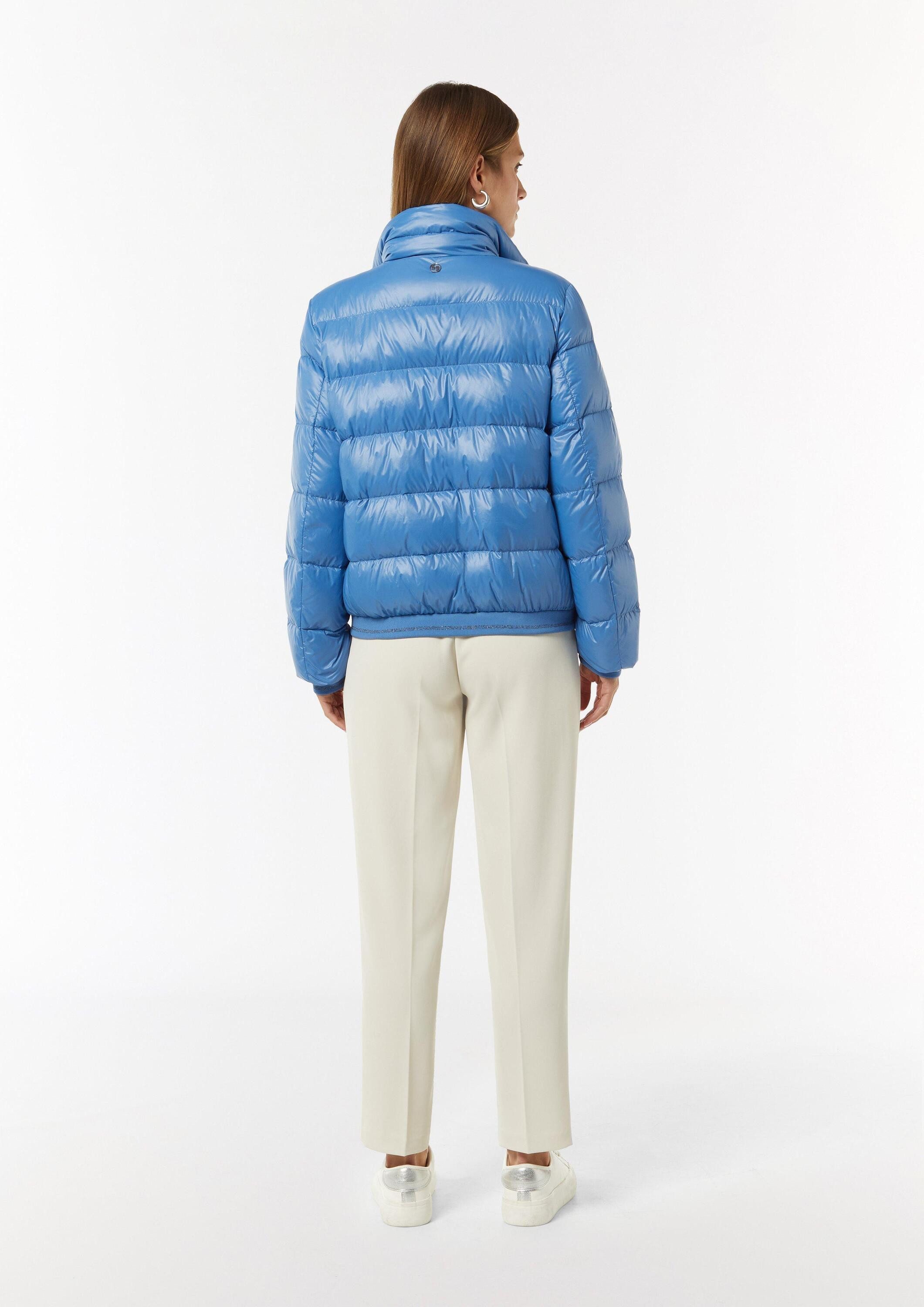 comma Funktionsjacke Outdoor-Jacke Pufferjacke mit Stehkragen und Rippbündchen