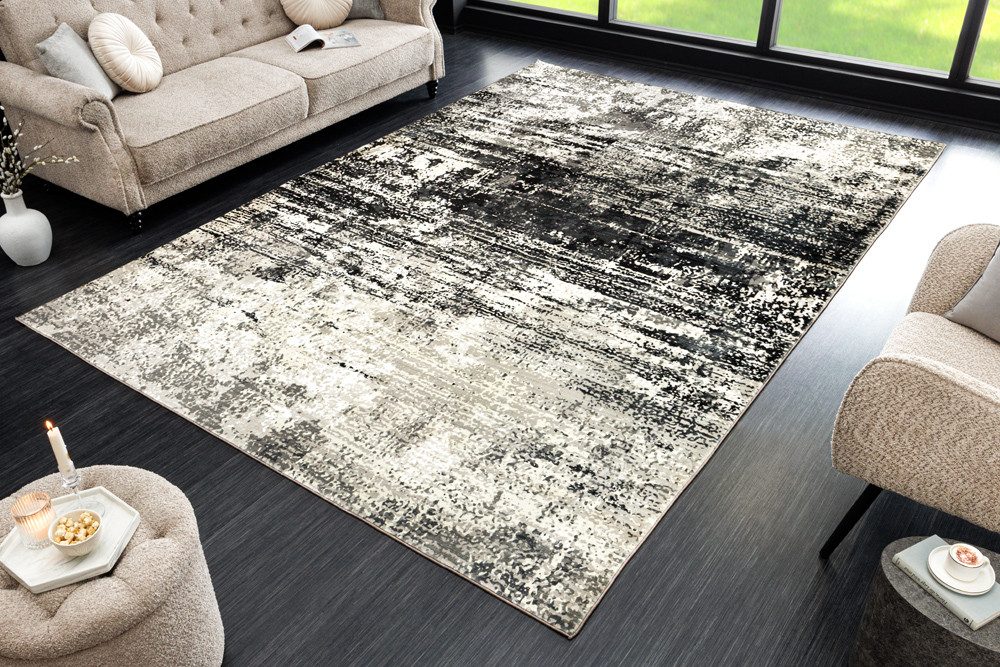 riess-ambiente Designteppich MODERN ART 230x160cm beige braun - Kurzflor, Indoor, modern, abstrakt, rechteckig, Höhe: 8 mm, Geeignet für Fußbodenheizungen - ideal für Wohn- und Schlafzimmer