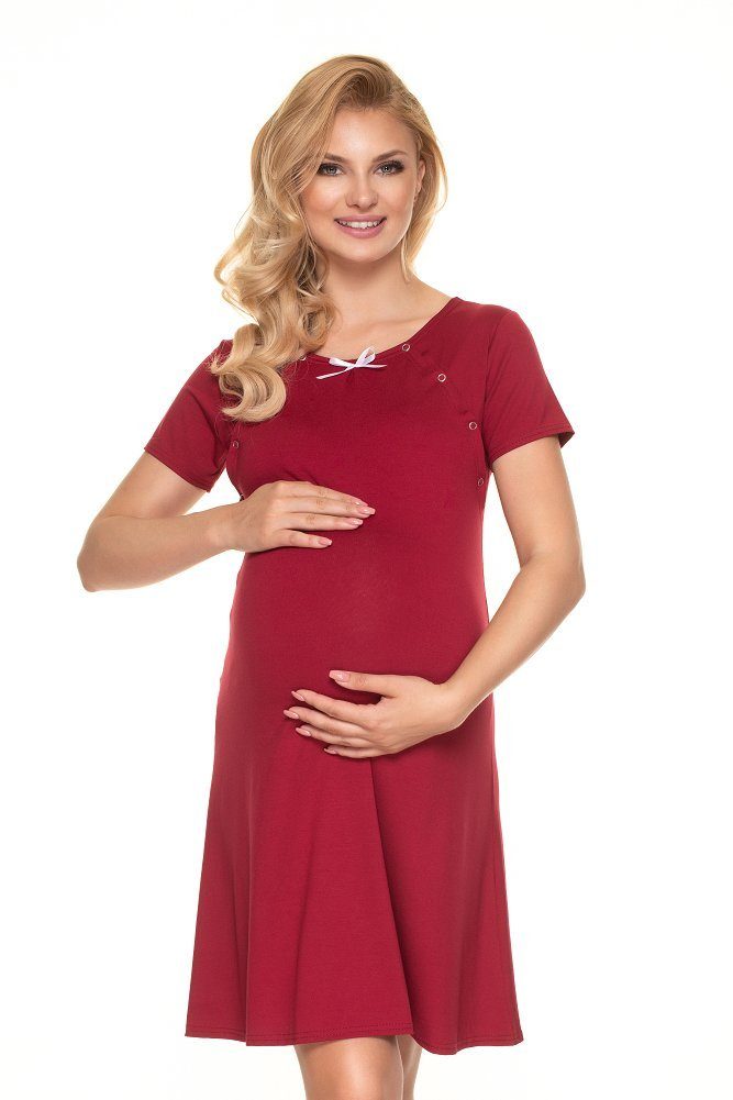 PeeKaBoo Umstandsnachthemd Stillnachthemd mit Schleife günstig online kaufen