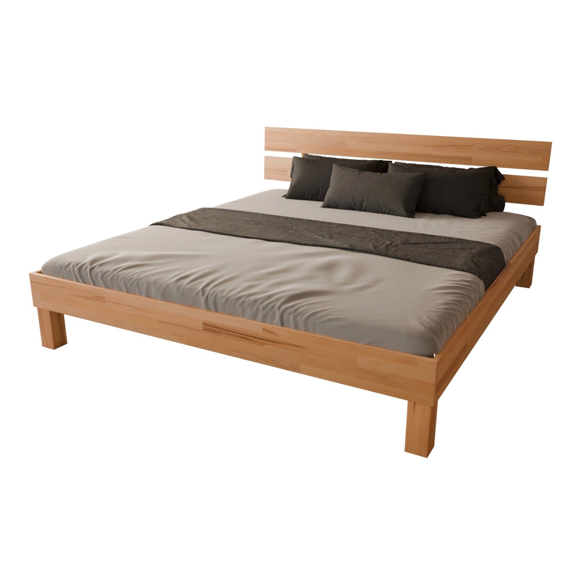 MeinMassivholz Massivholzbett PALMA Kernbuche (Verfügbar als günstig online kaufen