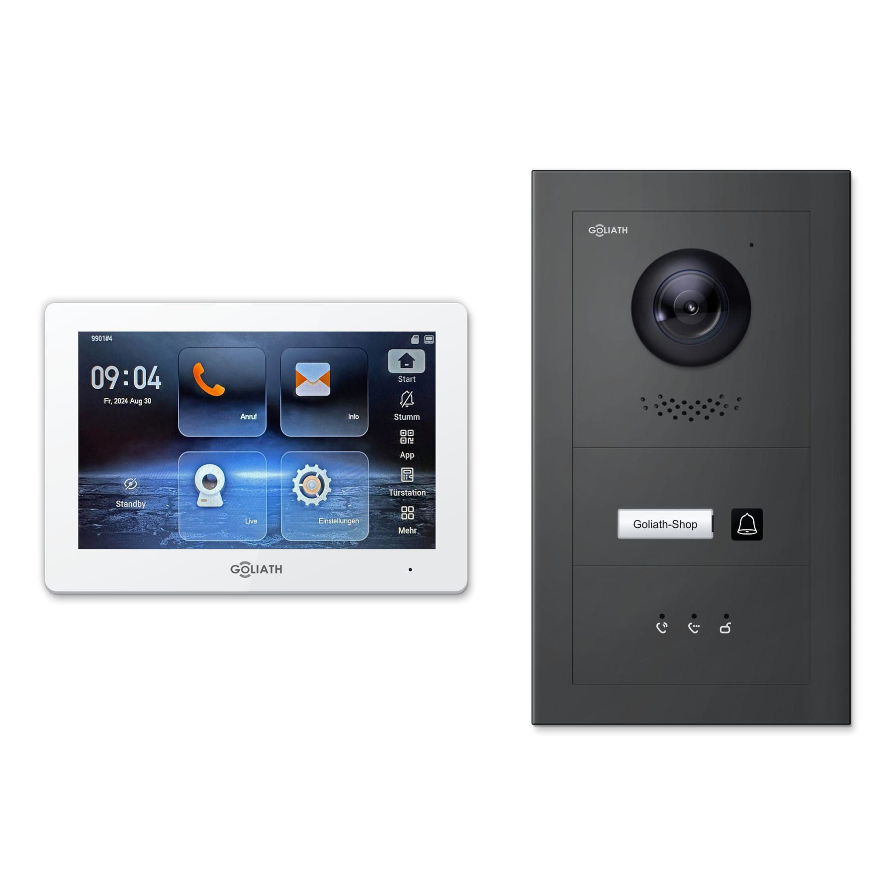 Goliath Intercom Video-Türsprechanlage Premium IP GL-IPH100M – 1 Familie