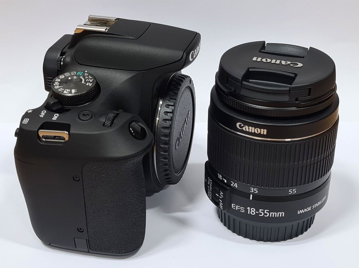EF-S mm + Canon Spiegelreflexkamera 2000D 18-55 II EOS