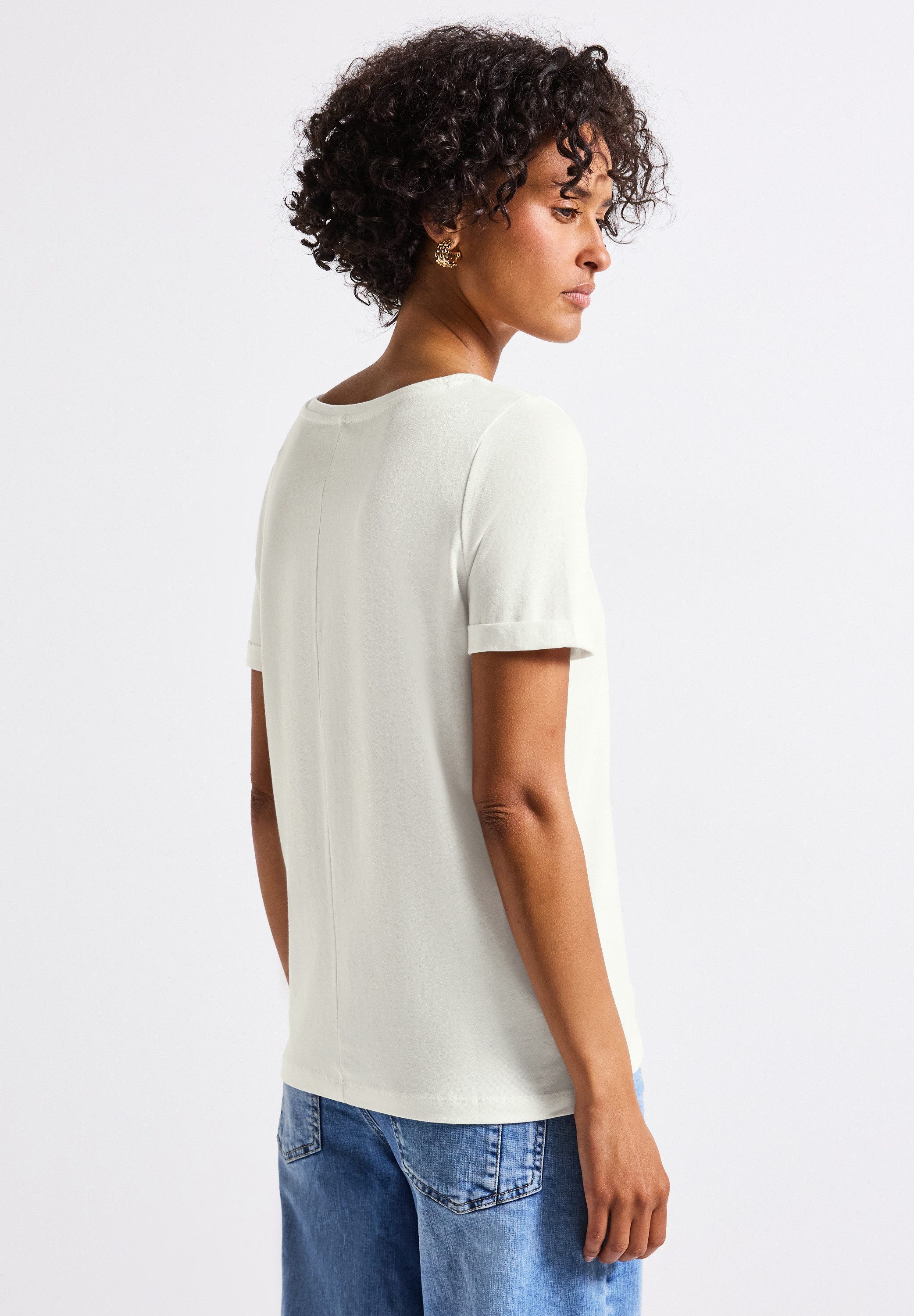 STREET ONE T-Shirt aus Baumwolle mit günstig online kaufen