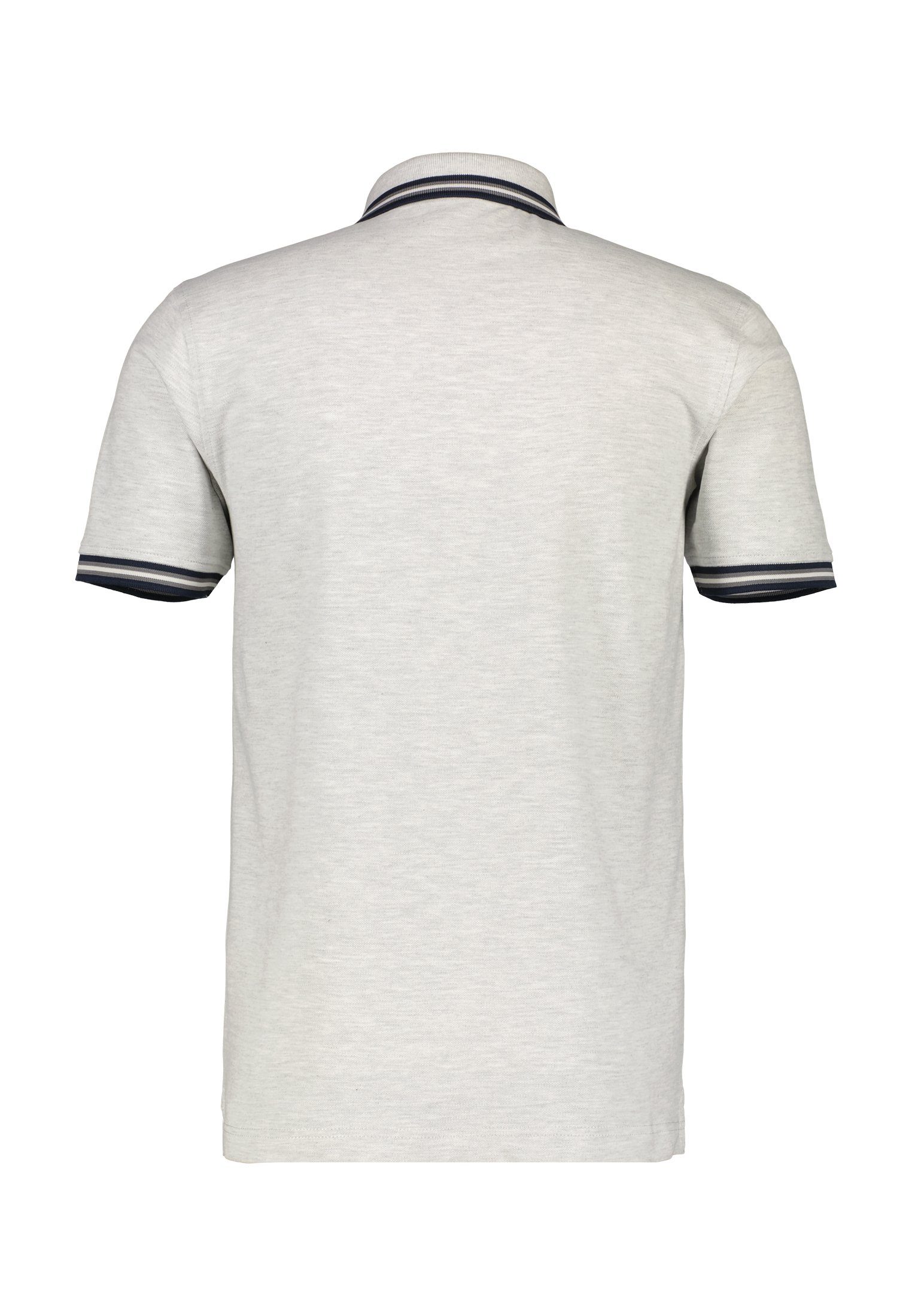 Poloshirt in MELANGE Poloshirt LERROS WHITE LERROS Struktur-Piqué