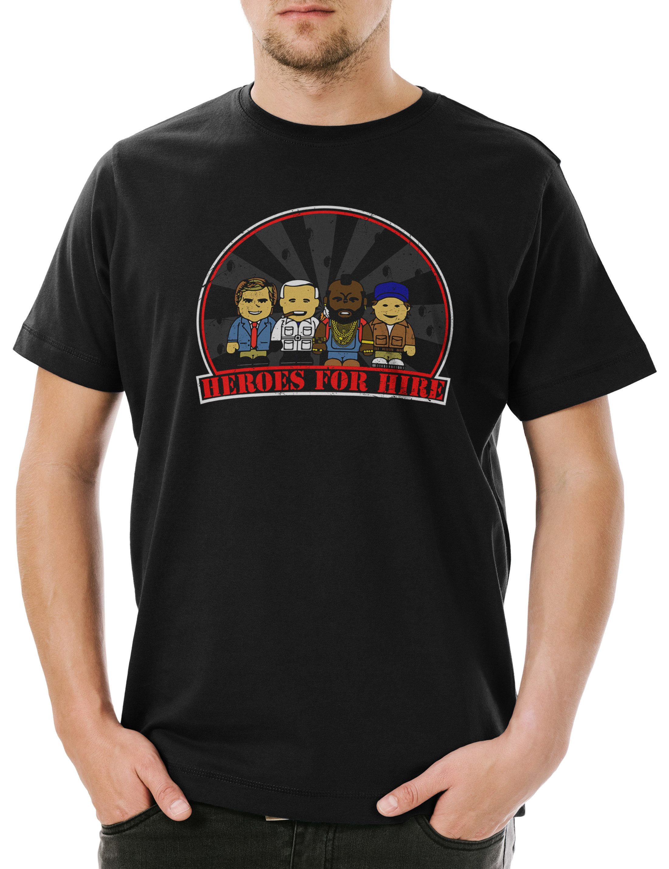 Urban Backwoods Print-Shirt Heroes For Hire günstig online kaufen