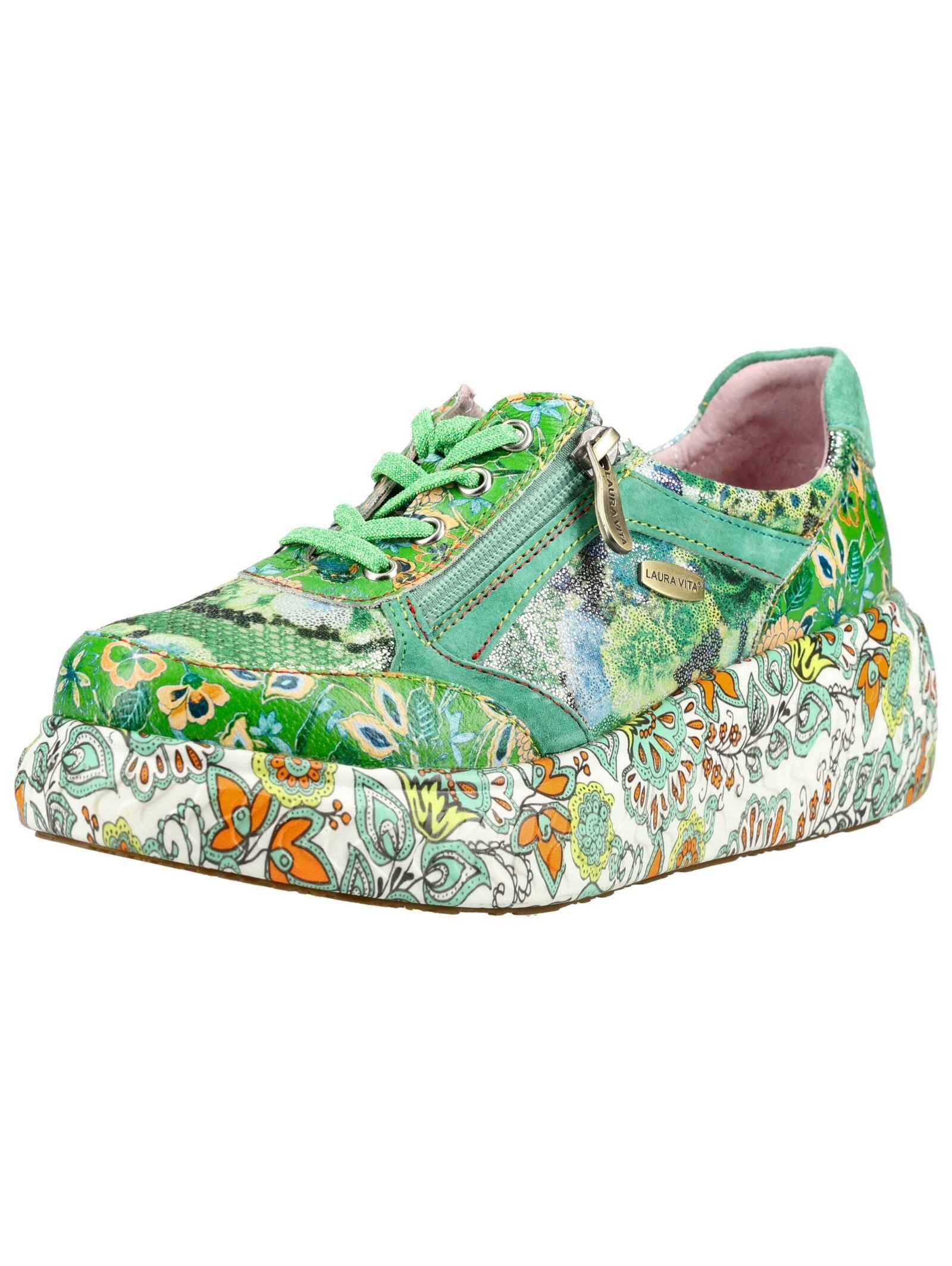 LAURA VITA LAURA VITA Sneaker Leder/Textil Plateausneaker günstig online kaufen
