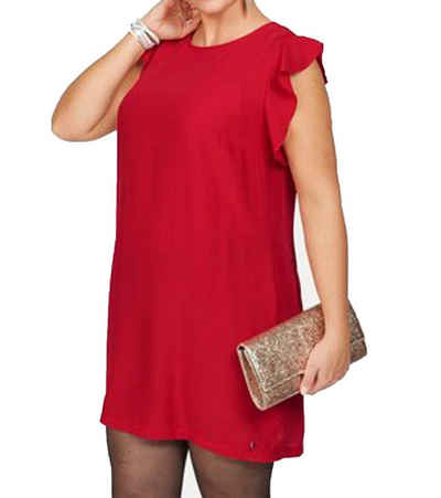JETTE Cocktailkleid »JETTE Kleid stylisches Damen Mini-Kleid Silvester-Kleid mit Rüschen Business-Kleid Rot«