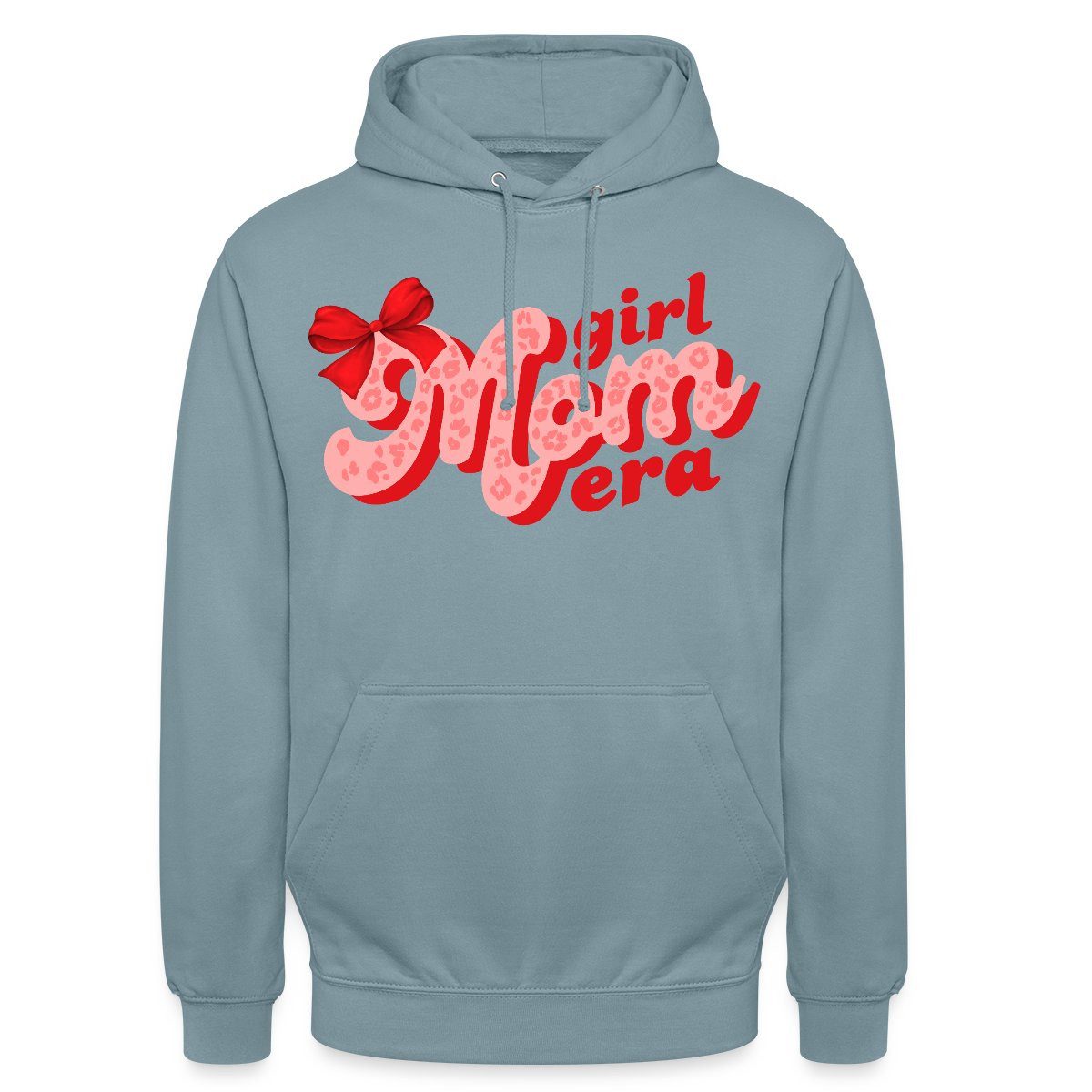 Hoodie Girl Mom Era Trendiges Mama Motiv Mit Schleife Unisex Hoodie