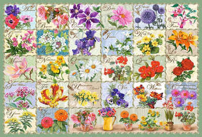 Castorland Puzzle Castorland C-104338-2 Vintage Floral, Puzzle 1000 Teile, Puzzleteile