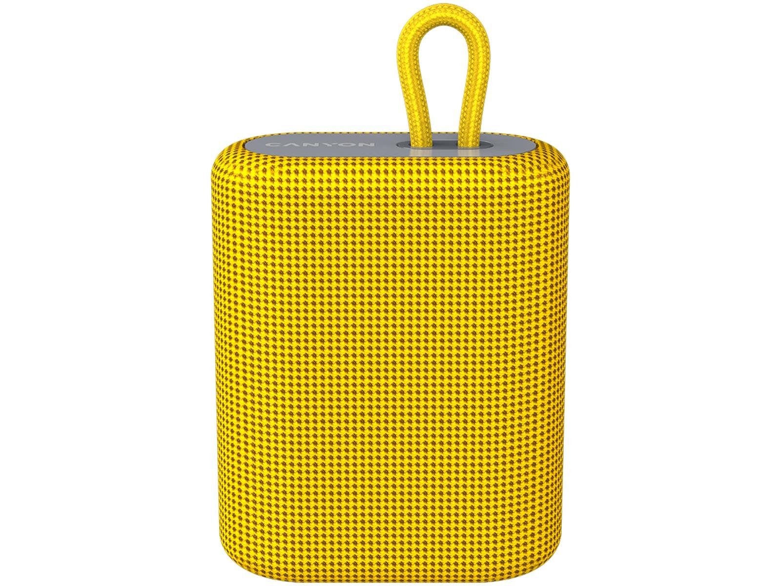 Canyon CANYON Bluetooth Speaker BSP-4 TF Reader/USB-C/5W yellow retail PC-Lautsprecher