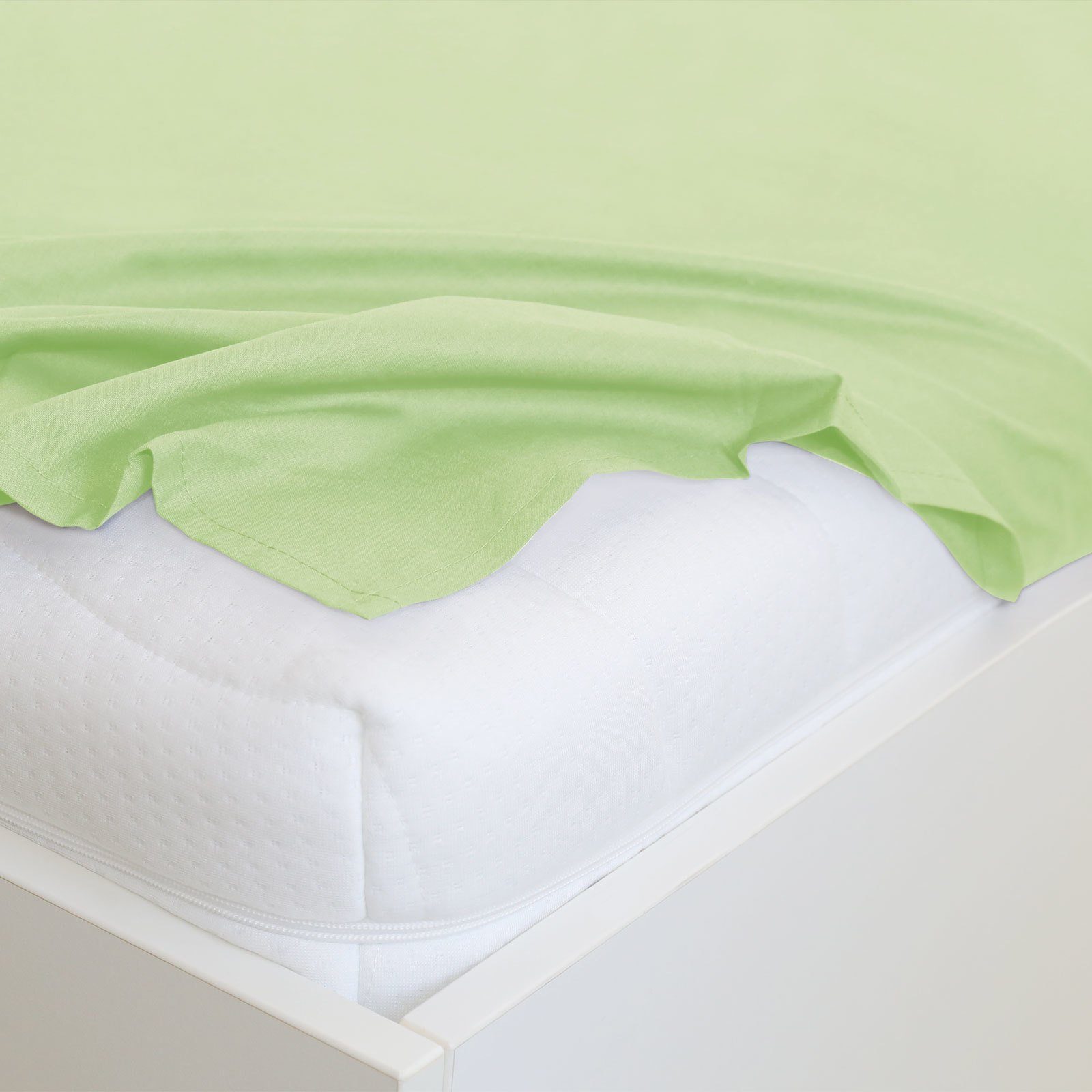 TRAUMSCHLAF Bettlaken Edel Linon, Renforce, Gummizug: ohne Spanngummi, (1 S günstig online kaufen