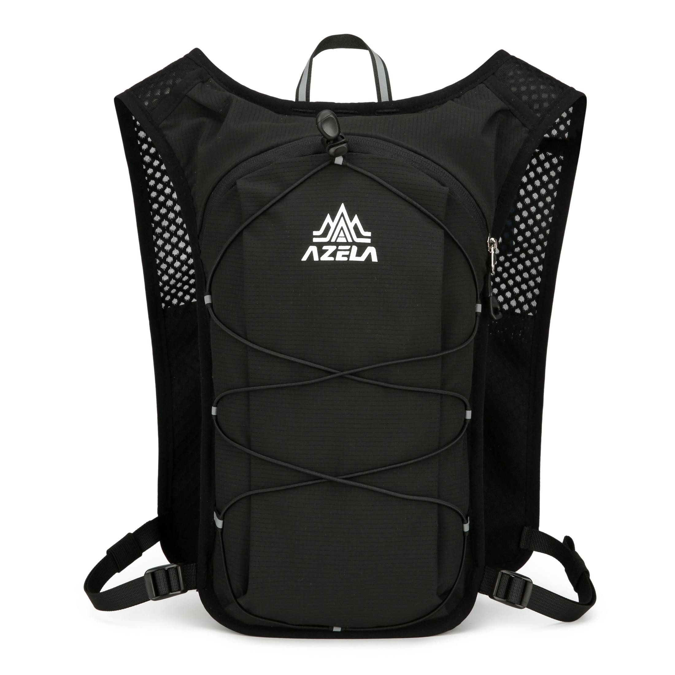 Maity Trinkrucksack 5L Laufweste Ultraleicht Wasserdicht Atmungsaktiv mit Reflektoren, Reflektierendes Design und ultraleicht