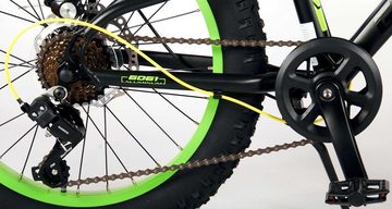 Volare Kinderfahrrad Gradient - Jungen - 7- Gang - verschiedene Größen und Farben, 7 Gang, bis 115 kg, 85% zusammengebaut, 24 bzw.26 Zoll, Fat Tires